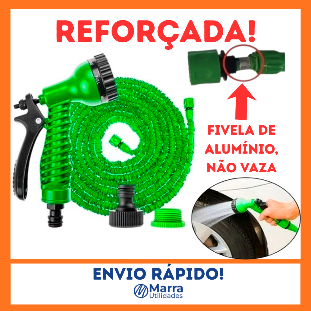 Mangueira Mágica Original 15/30/60 Metros Flexível Expansível Para Jardim em Oferta na Shopee