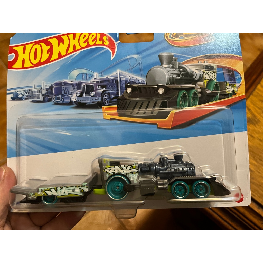 carrinho Trem Locomotiva trenzinho hot wheels com trem e vagão serve pra pista pack original