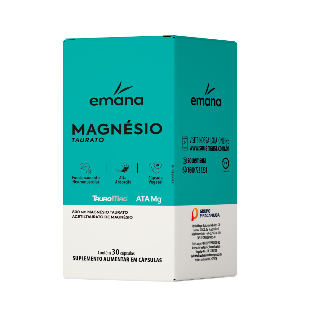 Emana Magnésio 60 Cápsulas