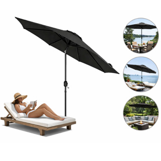 Ombrelone Articulado Guarda sol Redondo 3,00 Metros Sombreiro Piscina Praia Sol Gigante Central em Oferta na Shopee