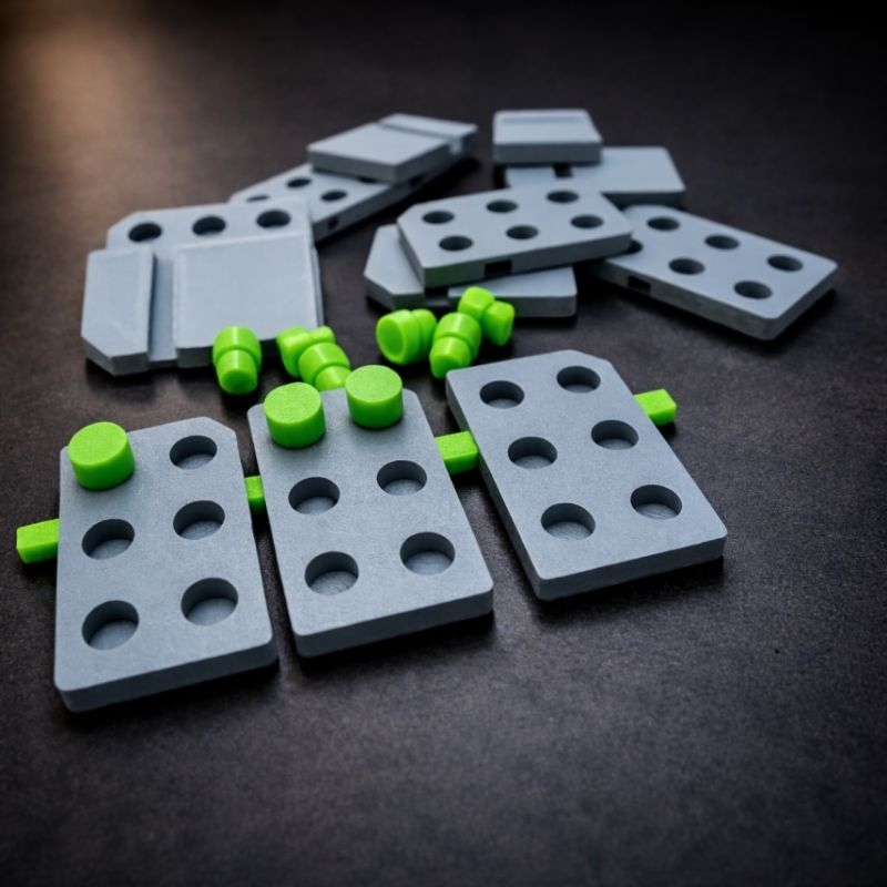 Kit Cela E Pontos Para Treino Braille Plastico Duravel Braile Material Educativo Tátil