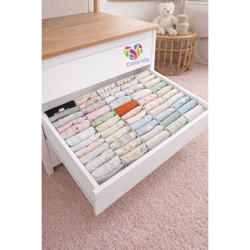 Kit 5 Colmeias Organizadoras " P - M - G " Organizador de Guarda Roupas em Oferta na Shopee