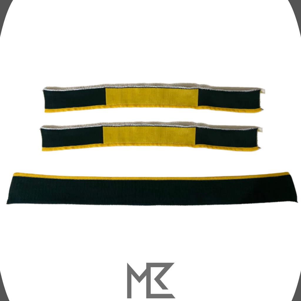Kit Gola + 2 Punhos de Poliéster nas Cores da Seleção Brasileira 2026 Verde/Amarelo #Brasil #Seleção #Camisa10