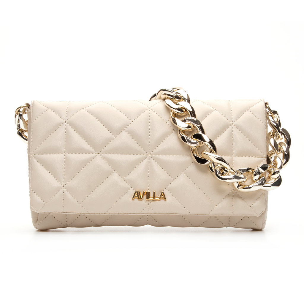 Bolsa Feminina Ombro Corrente Grossa Matelassê De Mão em Oferta na Shopee