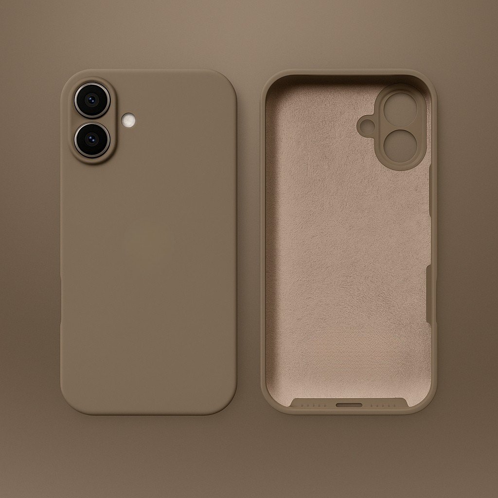 Capa Silicone iPhone 16 Normal com Logo em Oferta na Shopee