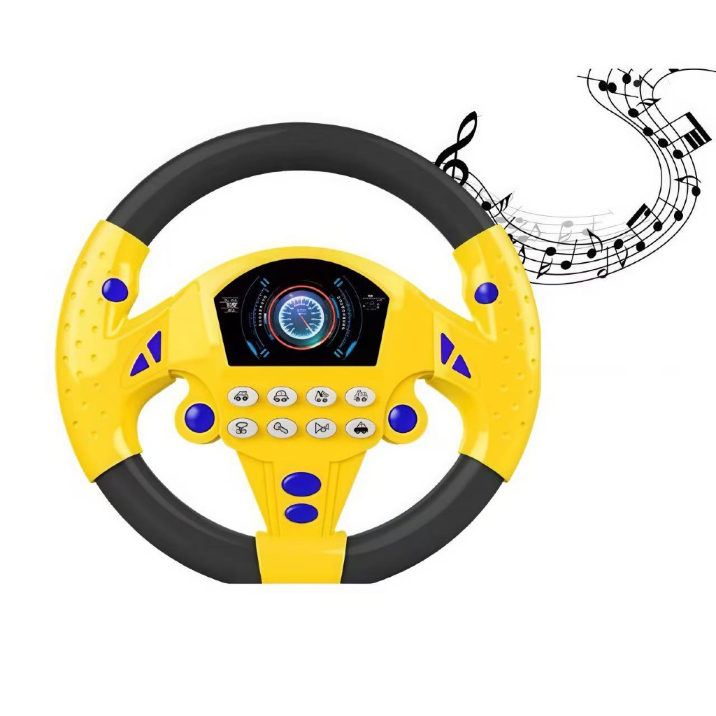 Volante Educativo Interativo Infantil Com Som Realista Brinquedo De Criança Sonoro Musical Bebê em Oferta na Shopee