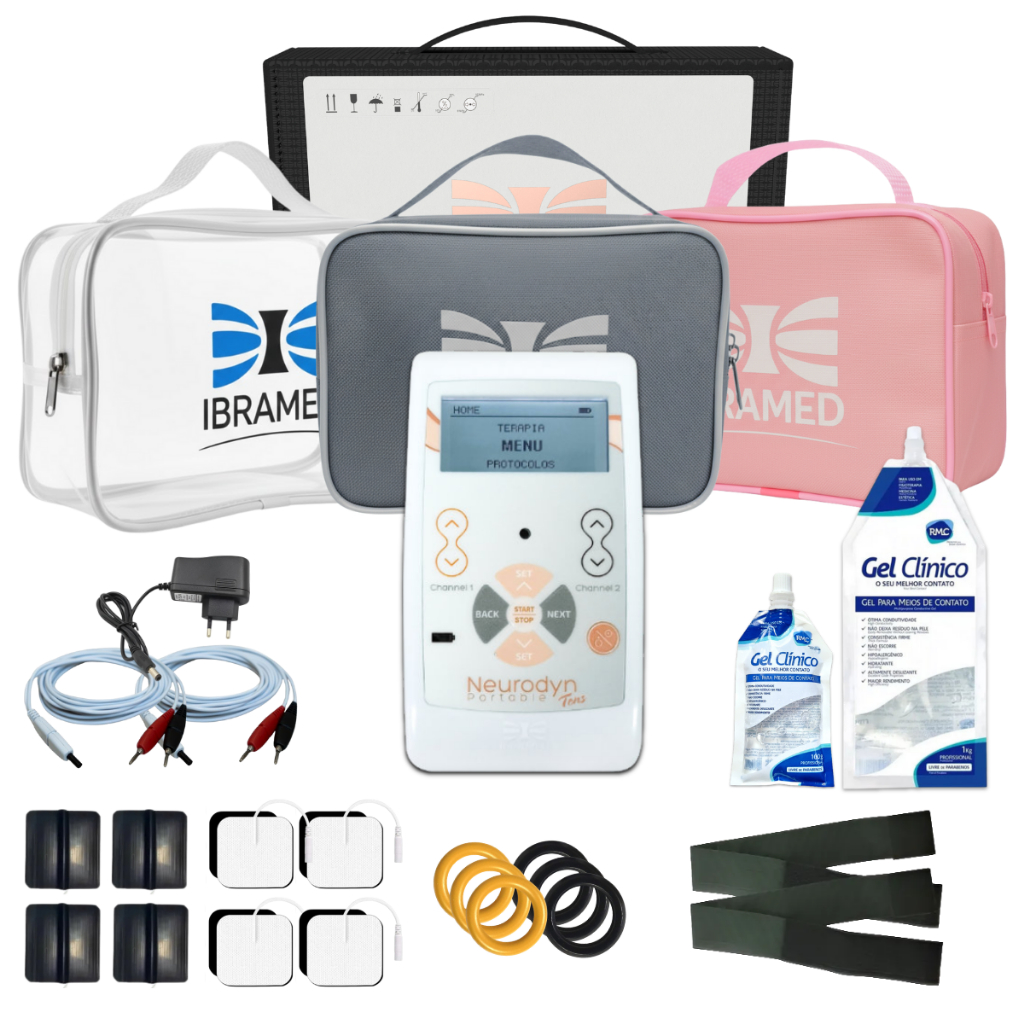 Neurodyn Portable TENS Burst Ibramed 2 Canais Eletroestimulador Muscular Portátil em Oferta na Shopee