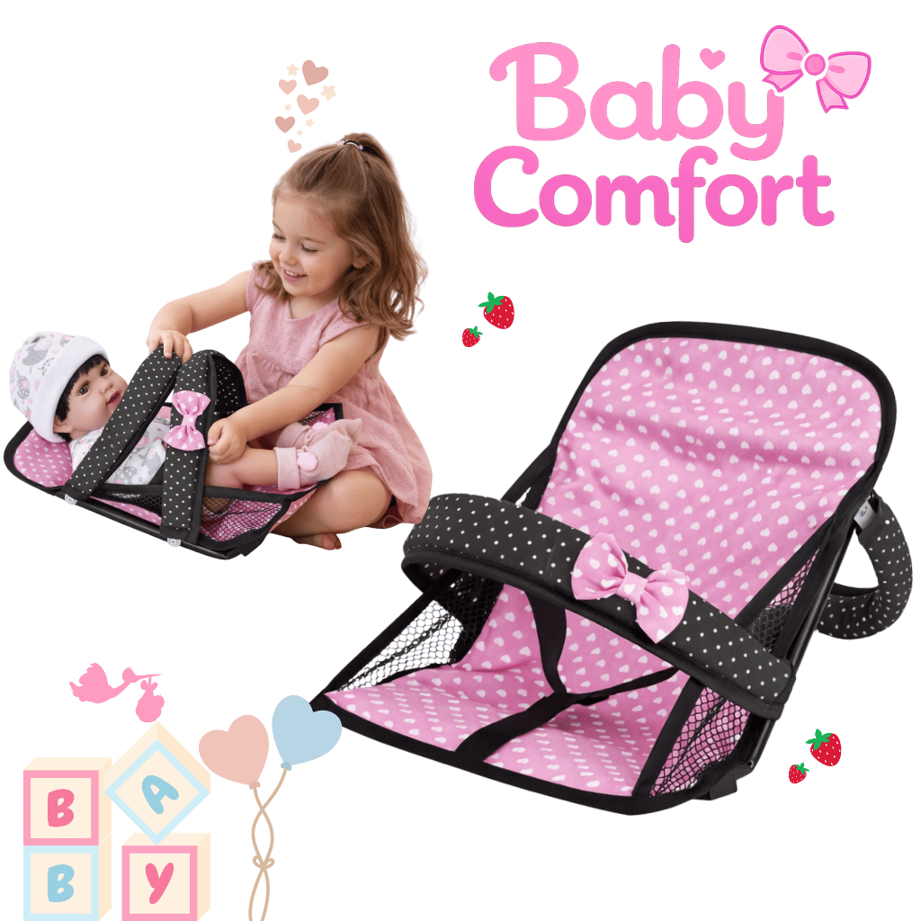 Bebê Conforto Para Bebê Reborn Bonecas Baby Luxo Brinquedos Menina
