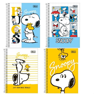 Caderno TAMANHO PEQUENO 1/4 Snoopy 80 Folhas - Tilibra em Oferta na Shopee