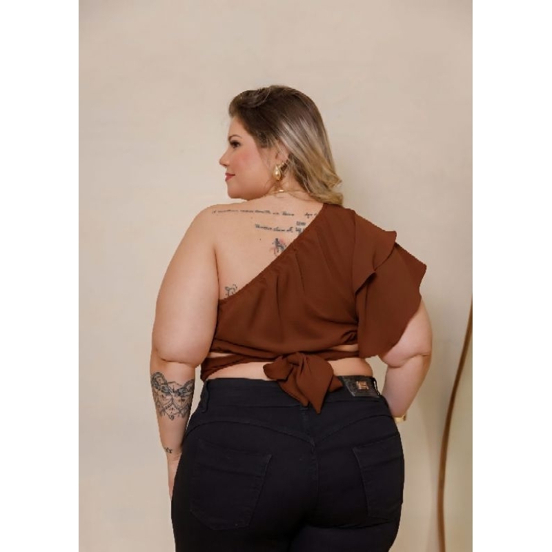CROPPED FEMININO PLUS SIZE