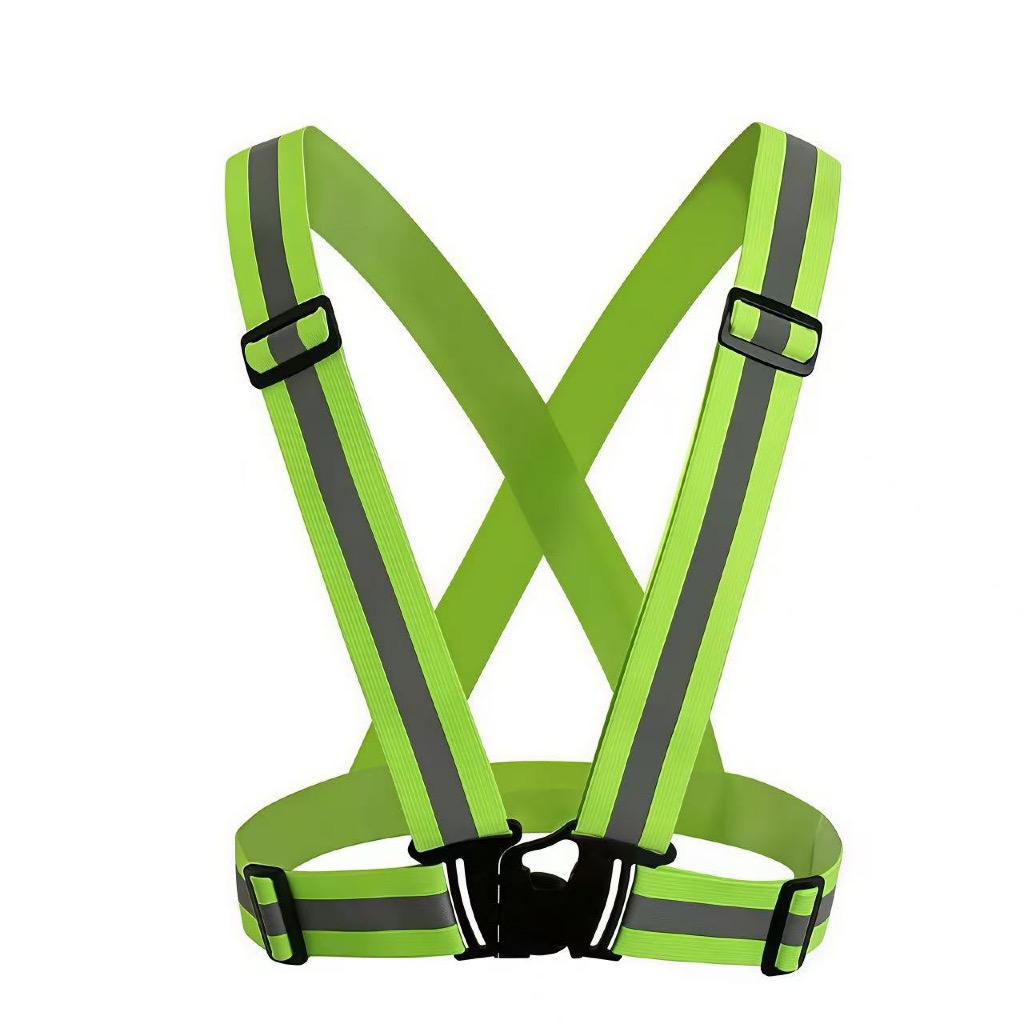 Colete De Sinalização Refletivo Faixa Ajustável De Segurança Tipo X Faixa Fluorescente Para Obra Ciclismo Rodovia em Oferta na Shopee