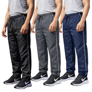 kit 3 Calças Masculina Tactel Lisa Premium Reforçada Com Bolsos em Oferta na Shopee