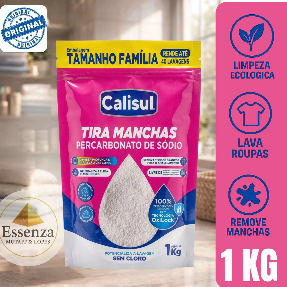 PERCARBONATO de sódio 100% PURO Tira Manchas de Roupas Branca 1kg/2kg OXIGÊNIO ATIVO Limpeza Calisul