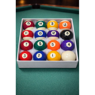 Jogo Bolas De Bilhar Sinuca 52mm Numeradas Coloridas