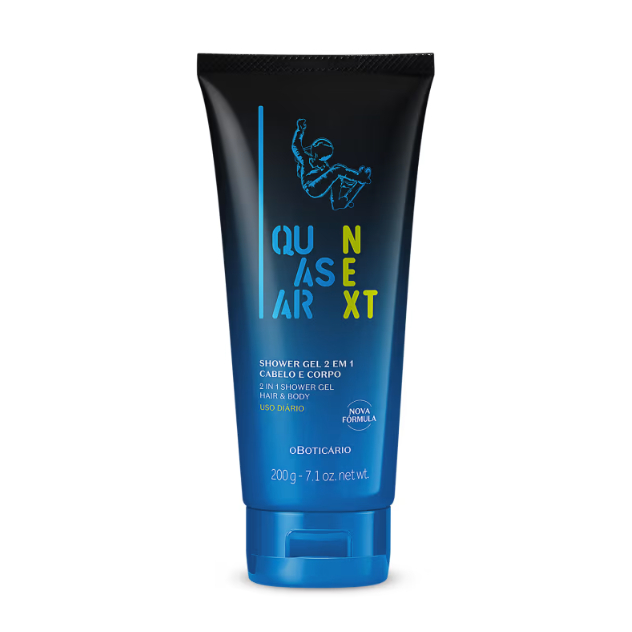 Shower Gel Infantil 2 em 1 Cabelo e Corpo Quasar Next 200g - O Boticário