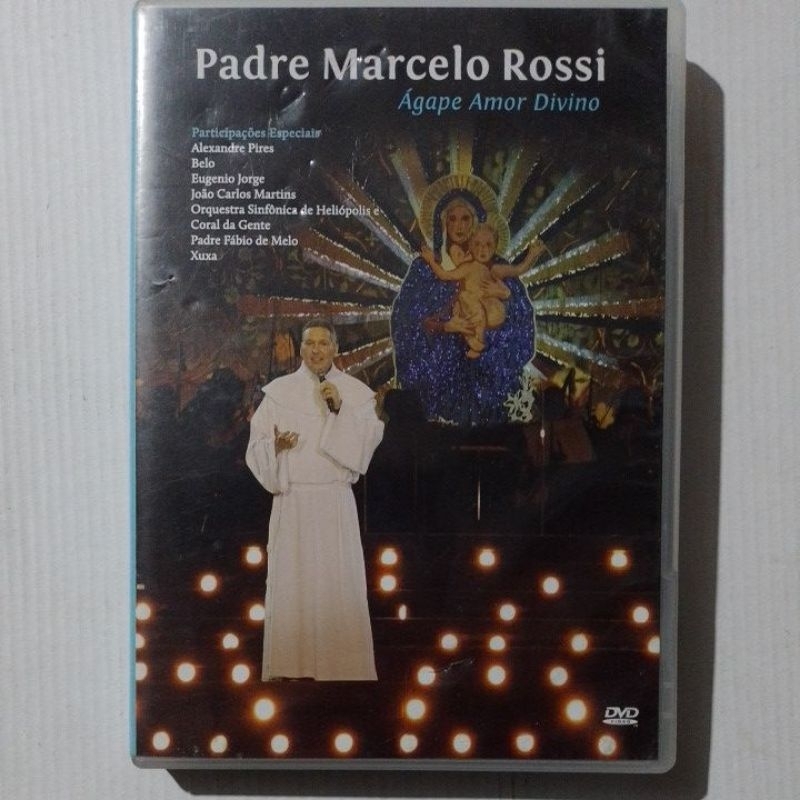DVD PADRE MARCELO ROSSI - AGAPE AMOR DIVINO.ORIGINAL