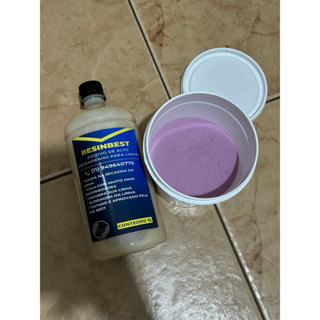 Resinbest 1L + 1KG Rubino Rosa malha 220 (Cor da cola pode trocar no chat) em Oferta na Shopee