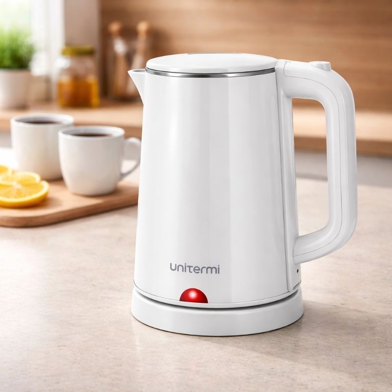 Chaleira Elétrica 1,8L Unitermi 110V/220V | Desligamento Automático | Uso Diário