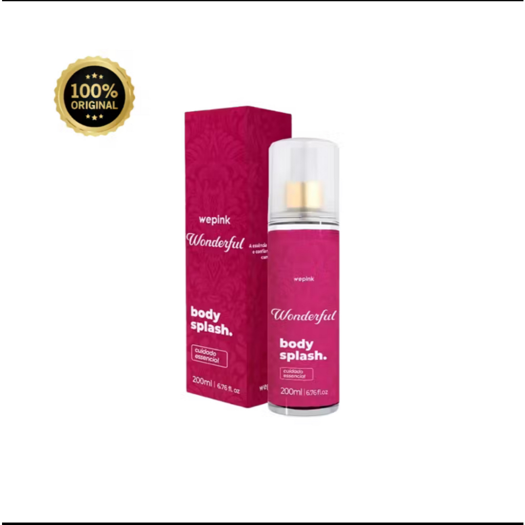 Desodorante Colônia Body Splash Wonderful Wepink 200ml - Floramber Frutal, Elegante e Prolongado Bem-estar em Oferta na Shopee