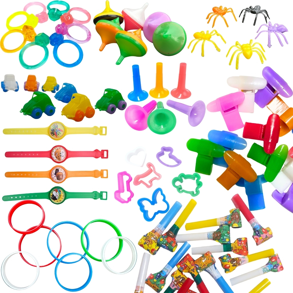 Kit Mini Brinquedos Sacolinha Surpresa Festa Aniversário Lembrancinha Infantil Unissex