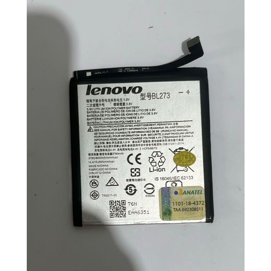 Bateria LENOVO BL273 Compatível com o lenovo k6/k8 Plus