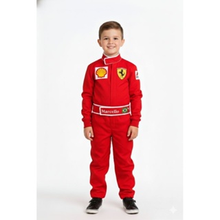 Fantasia Piloto F1 infantil em Oferta na Shopee