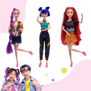 Bonecas Guerreiras K-Pop Grupo de Meninas Figura de Ação Rumi Mira Zoey 30cm Brinquedo Fashion Presente Infantil em Oferta na Shopee