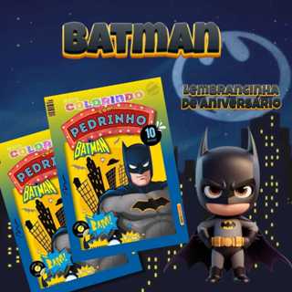 Livro de Colorir Batman | Lembrancinha de Aniversário Infantil Personalizado em Oferta na Shopee