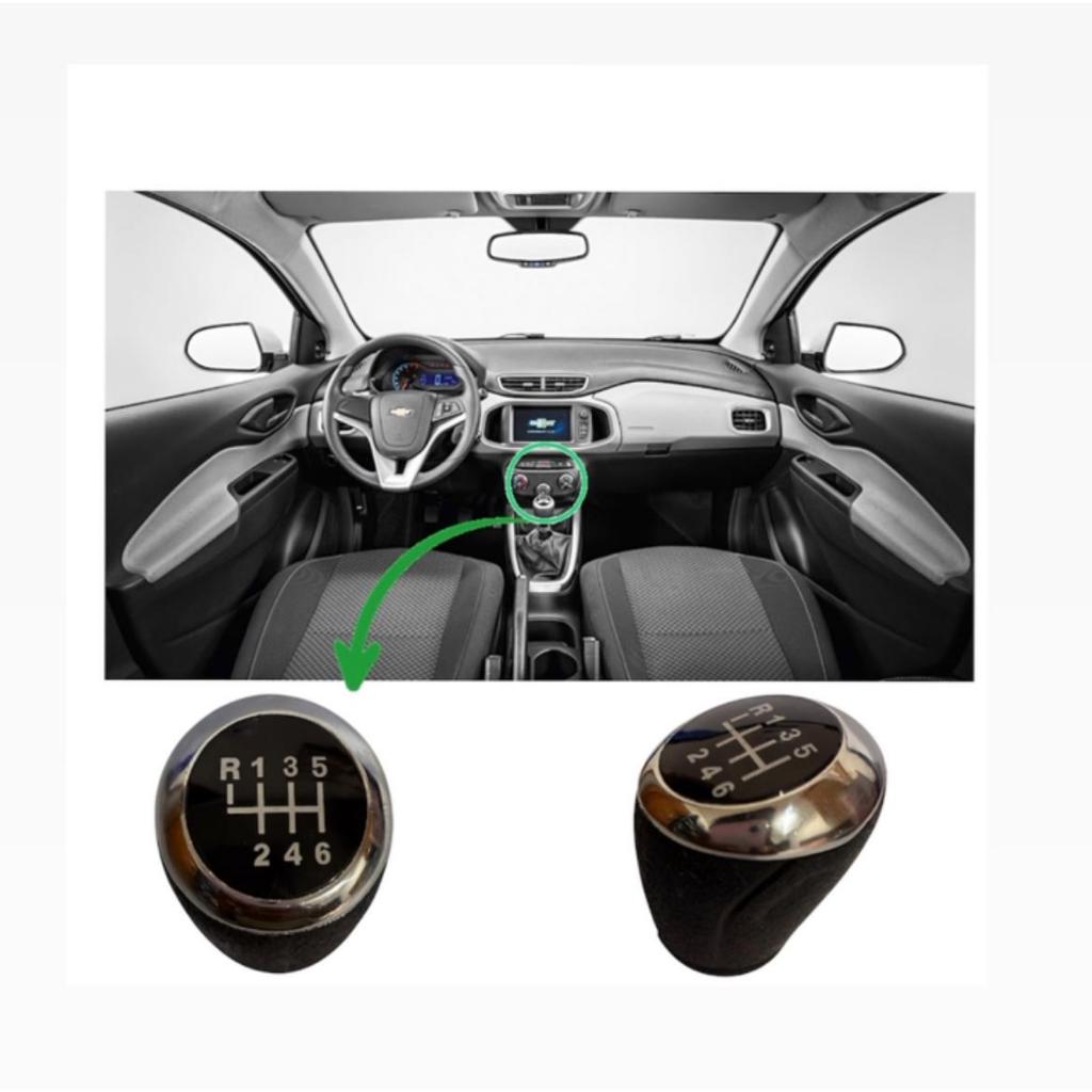 Manopla Bola De Câmbio Marcha Preta Onix Prisma 2013,2014 e 2015- 6 Marchas em Oferta na Shopee