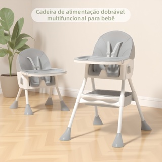 Cadeira de jantar para bebês cadeira dobrável assento multifuncional cadeira para crianças em Oferta na Shopee
