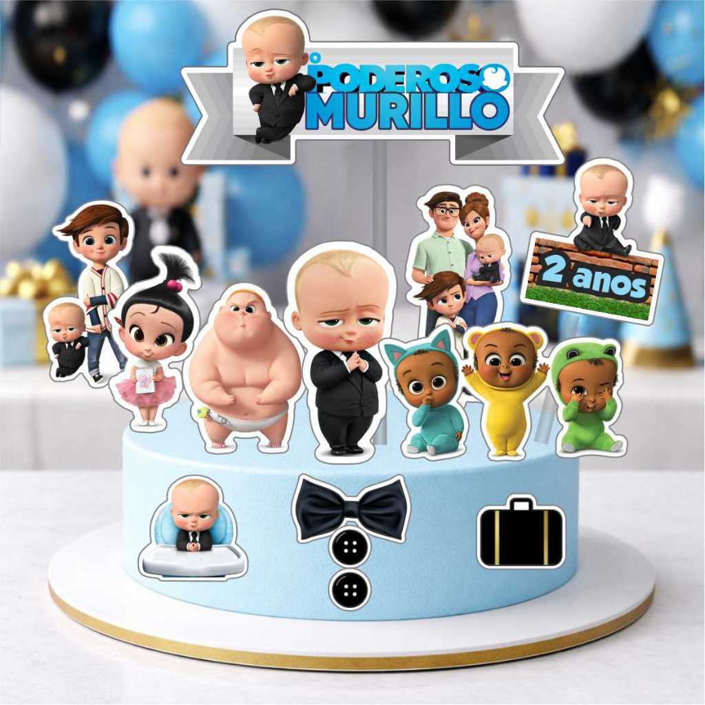 Topper Topo De Bolo O Poderoso Chefinho Personalizado