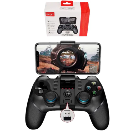Controle para Celular Android Smart TV PC 3 em 1 Gamepad Bluetooth IPEGA PG-9076 Original