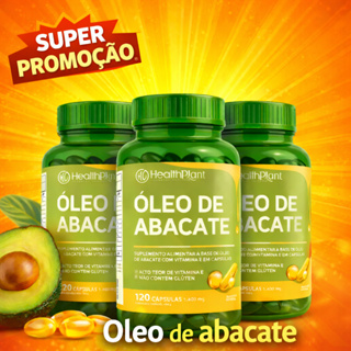 Óleo de Abacate Extra Virgem em Cápsulas – Rico em Gorduras Boas e Vitamina E – 120 Cápsulas em Oferta na Shopee