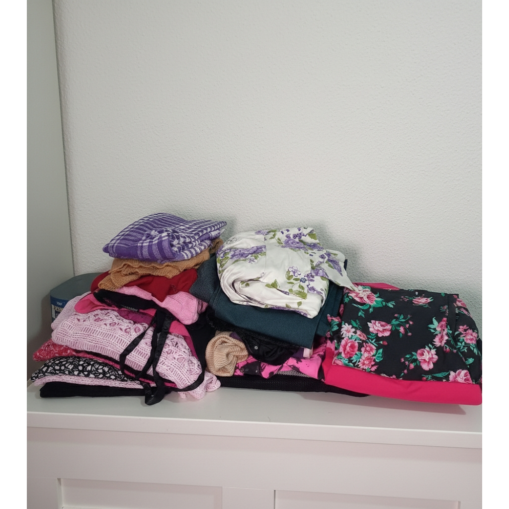 Lote para Brechó Bazar 5 peças femininas sortidas brechó bazar