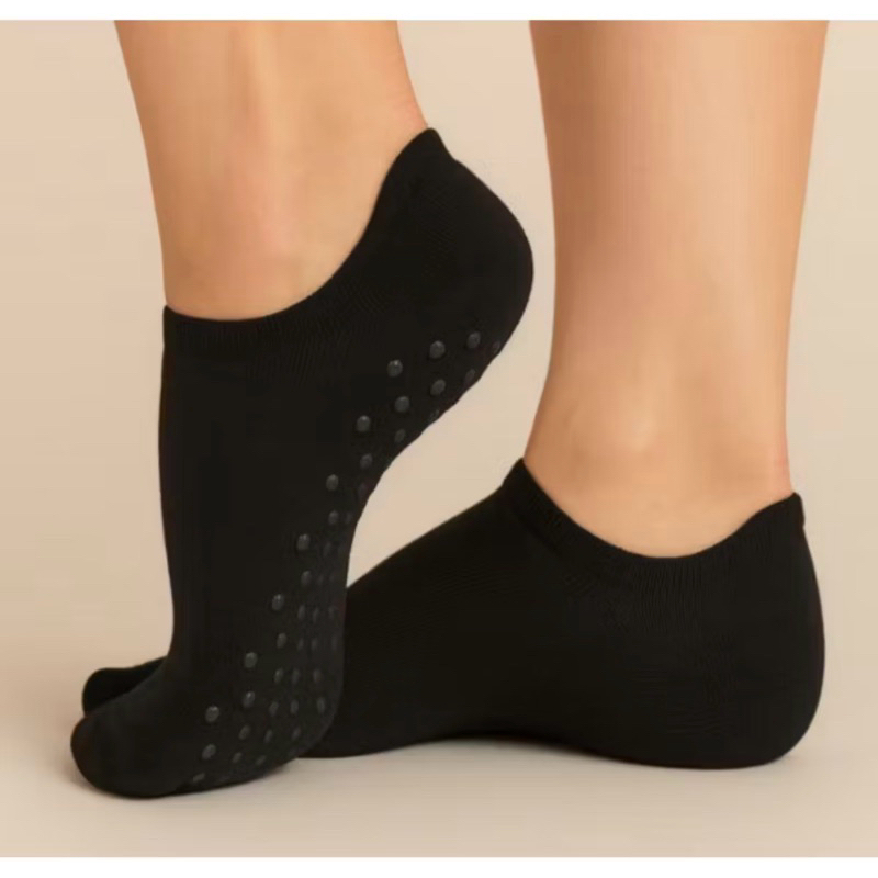Meia Antiderrapante Unissex Soquete – Yoga, Caminhada e Academia – Kit 3, 6, 9 ou 12 Pares Melhor preço em Oferta na Shopee
