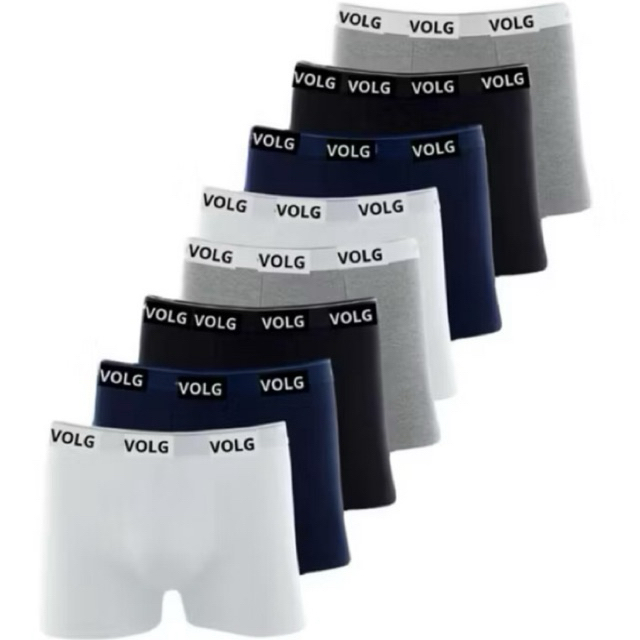 kit com 5 Cueca Boxer juvenil Cotton de 14 a 18 anos