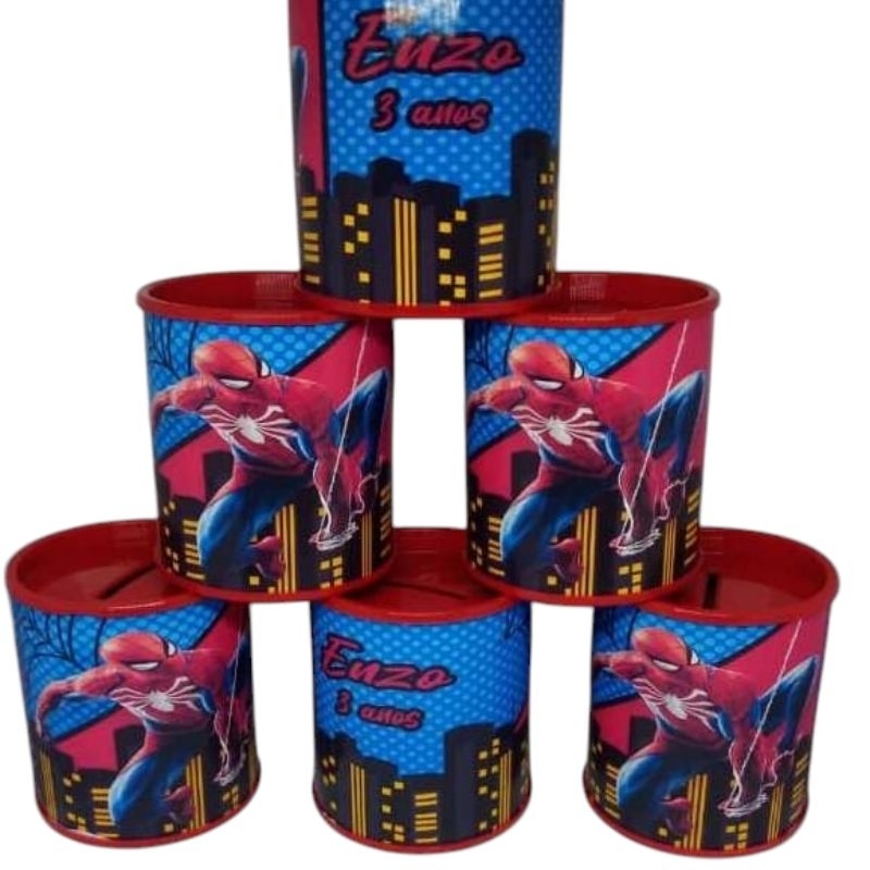 15  mini cofre personalizados com papel adesivo fotográfico resistente a agua. em Oferta na Shopee