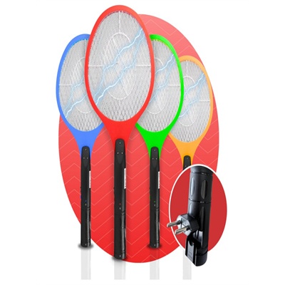 Raquete Elétrica Bivolt 110v~220v Mata Mosquito Recarregável em Oferta na Shopee