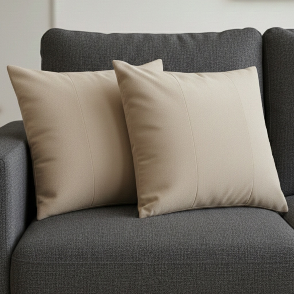 Kit 2 Capas Almofadas Moderno Luxo Elegante Tecido Suede Aveludado 40x40 ideal para Quarto Sala Sofá