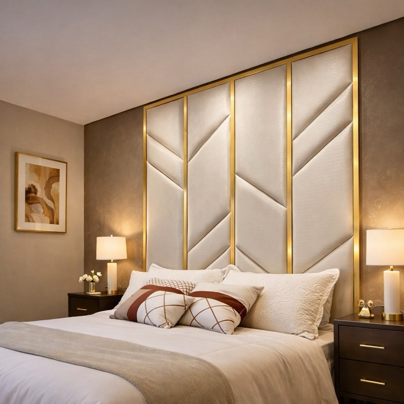 Cabeceira Modular La’Belle de Luxo Até o Teto Para Camas Casal | Queen | King | Super King
