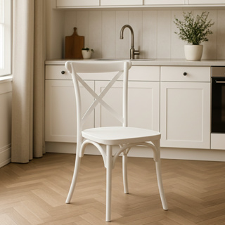 Cadeira De Jantar Katrina Paris Estrutura Preta Clássica Cozinha Varanda em Oferta na Shopee