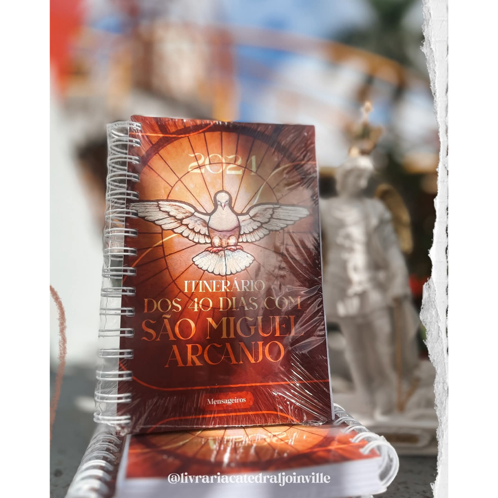 Livro Itinerário dos 40 Dias com São Miguel Arcanjo 2024 Novo Lacrado em Oferta na Shopee