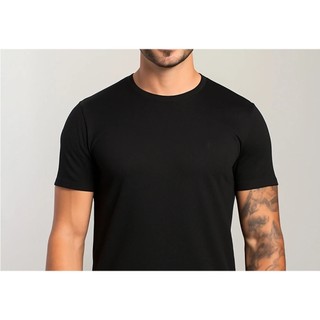 Camiseta Masculina Básica Lisa Algodão Premium Casual Promoção Envio Rápido