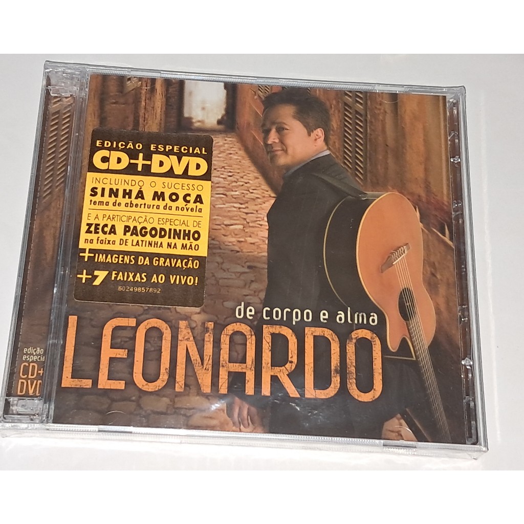 Cd+Dvd Leonardo - De Corpo e Alma (Lacrado)