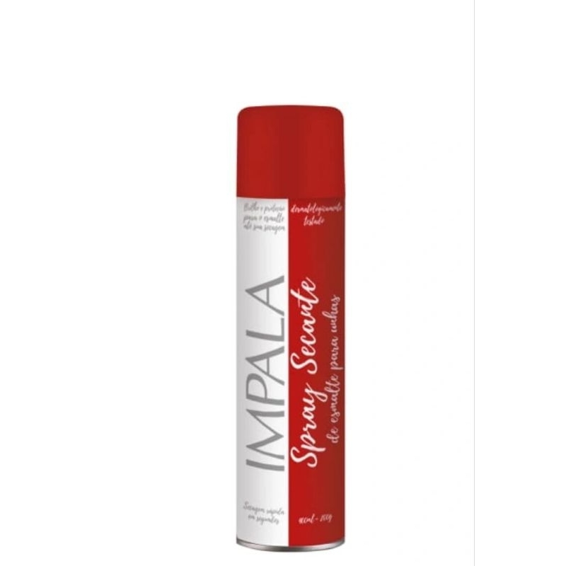 Spray Secante de Esmalte Impala 400ml em Oferta na Shopee