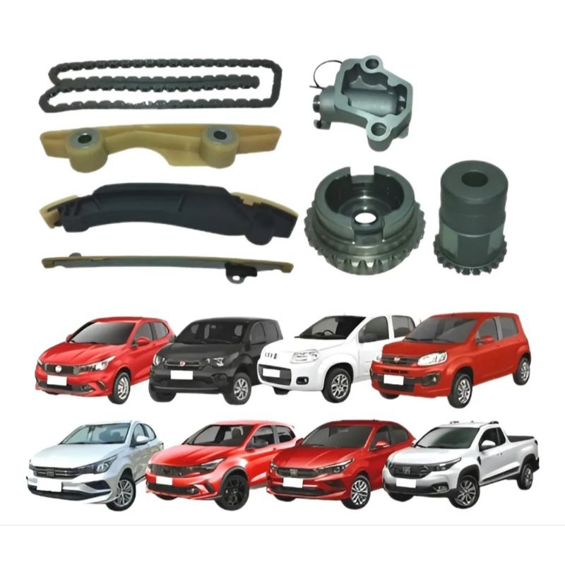 Corrente Comando Fiat Argo Cronos Mobi Strada Uno Firefly 1.0 e 1.3 3 e 4 Cilindros