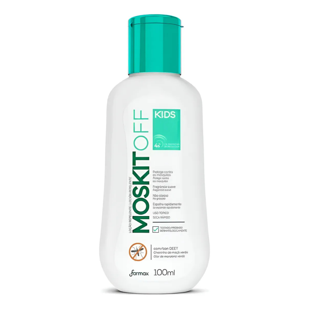 Repelente Loção Moskitoff Kids 100ml em Oferta na Shopee