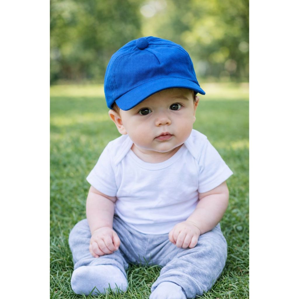 Boné Bebê Infantil Unissex Liso Aba Curva Ajustável Criança Menino Menina Confortável Básico Várias Cores em Oferta na Shopee