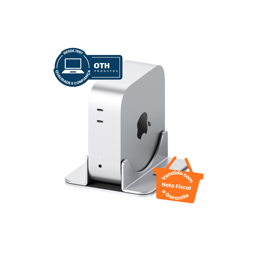 Suporte vertical ajustável para Mac Mini - Alumínio