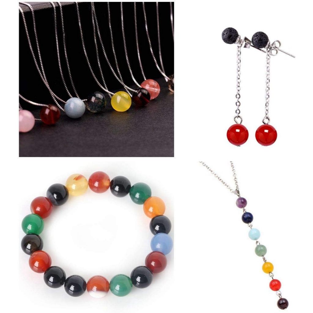 1 Fio De Pedra Natural 8mm 48 a 50 Contas Por Fio - Aproximadamente 39CM Por Fio